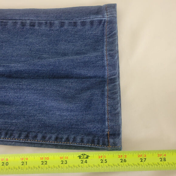 Jordache Jeans Womens 16 Blue Mid Rise Denim Bootcut Medium Wash W35 x L26 - Picture 8 of 16